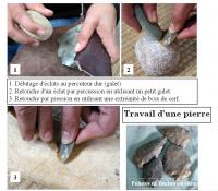 travail-d-une-pierre. - Musée TP Moûtiers